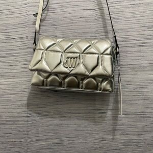 NWT Jason Wu Silver Vegan Leather Crossbody Handbag